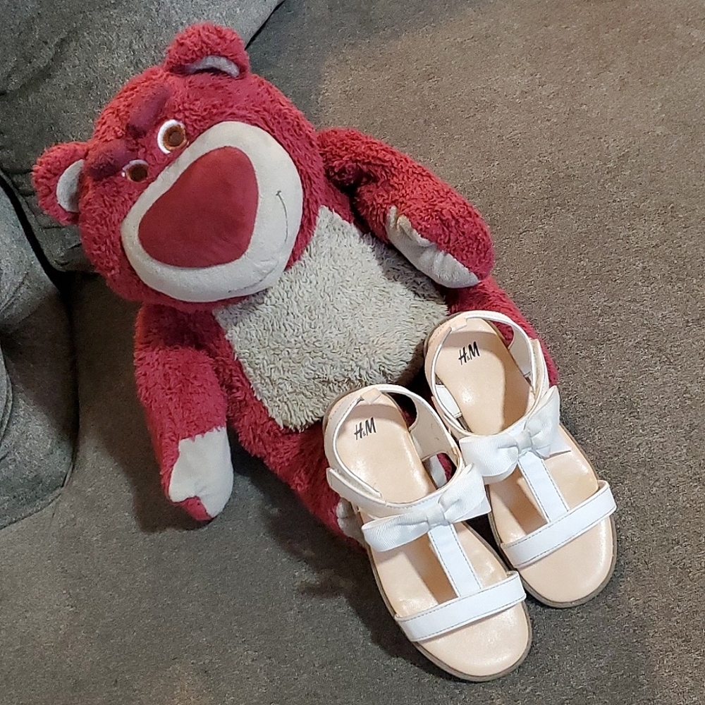H&M white sandals